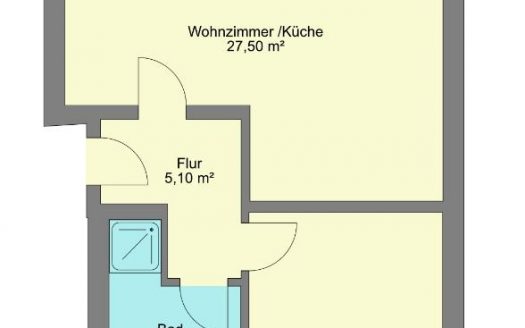 Modernes Wohnen – 2 Zimmer mit Badewanne und Dusche!